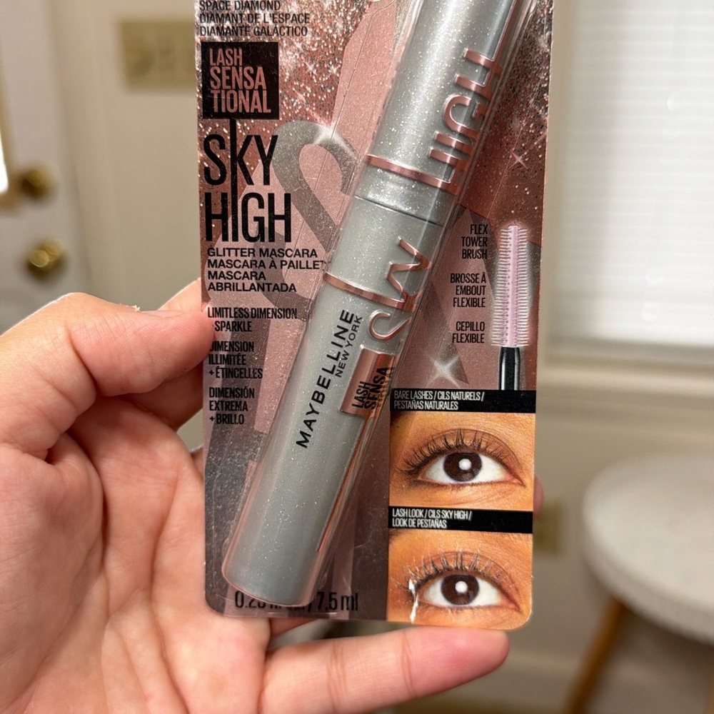 Maybelline Lash Sensational Sky High Glitter Mascara - Silver